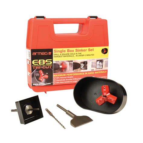 armeg electrical box cutter for block|armeg electric box sinker.